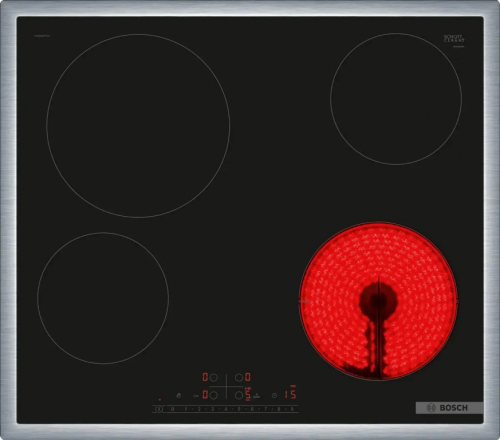 Электрическая варочная панель Bosch PKE645FP2E, Hi-Light, независимая, черный