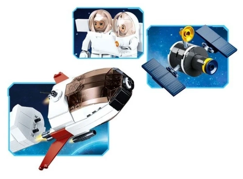 Конструктор Космос «Пусковая ракета», 468 деталей