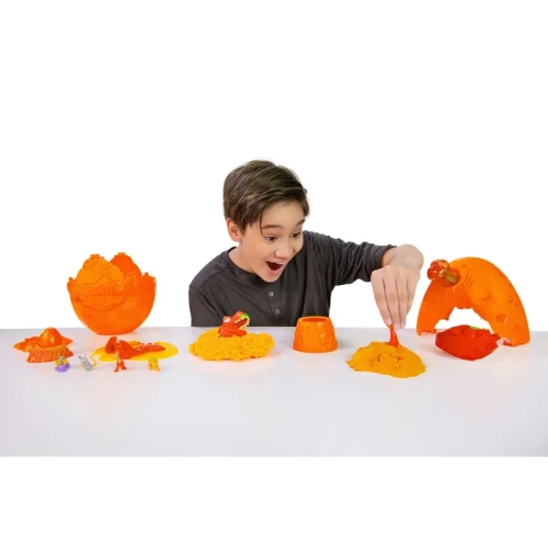 Zuru Огненное Гигантское яйцо Smashers Dino Light up Игрушка-Сюрприз Dino Island S4 7474