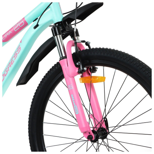 Велосипед 26" PROGRESS Lira RUS, мятный, р. 15"