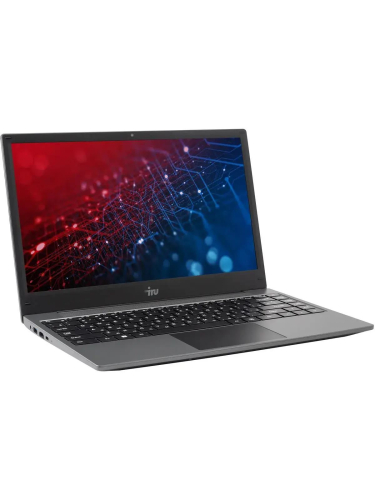 Ноутбук iRU Tactio 14RLH, 14" (1920x1080) IPS/AMD Ryzen 5 7430U/16 ГБ DDR4/256 ГБ SSD/AMD Radeon Graphics/Без системы, Серый (2084804)
