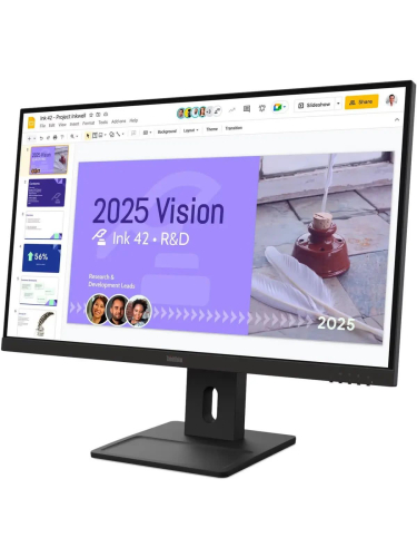 Монитор Lenovo E27q-40 27", 16:9, IPS, QHD, 4ms, 350cd, 100Hz, HDMI, DP, SPK, HAS