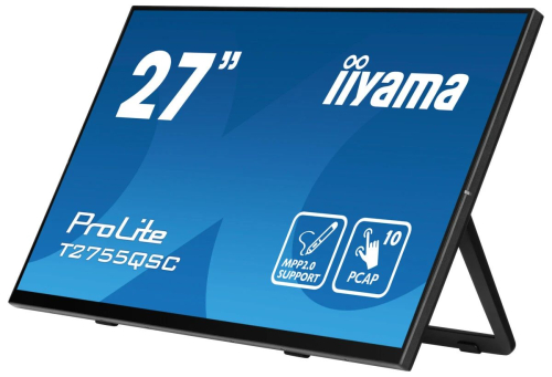Монитор Iiyama 27" ProLite T2755QSC-B1 черный IPS LED