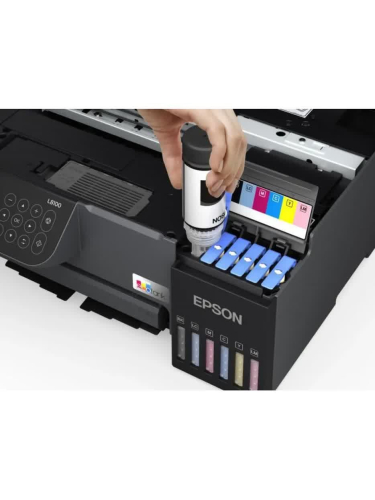 МФУ струйный Epson EcoTank L8100 (C11CK94***) A4 черный