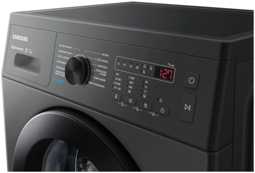 Стиральная машина Samsung WW70A4S20CX/LP, инокс/черный