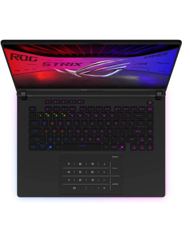 Ноутбук ASUS ROG Strix SCAR 16 G635LX-RW041, 16" (2560x1600) IPS 240 Гц/Intel Core Ultra 9 275HX/32 ГБ DDR5/1024 ГБ SSD/NVIDIA GeForce RTX 5090 для ноутбуков (24 Гб)/Windows 11 Pro, Черный (90NR0L81-M001K0_Win11P)