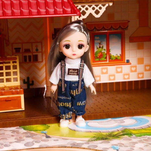 Дом для кукол «Мой милый дом» с куклой 2шт, 209 деталей, с аксессуарами