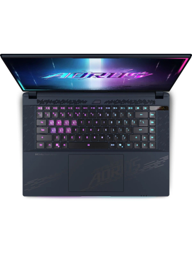 Ноутбук Gigabyte AORUS MASTER 16 AM6H, 16" (2560x1600) OLED 240 Гц/Intel Core Ultra 9 275HX/32 ГБ DDR5/1024 ГБ SSD/NVIDIA GeForce RTX 5080 для ноутбуков (16 Гб)/Windows 11 Pro, Черный (BYHC5KZE64SP)