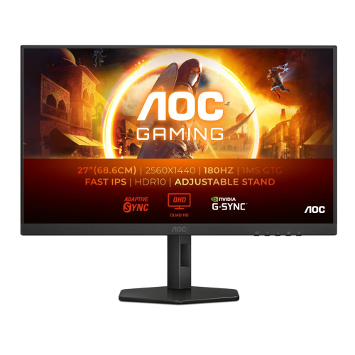Монитор 27" AOC Q27G4XF IPS 2560x1440 180Hz 1ms Black