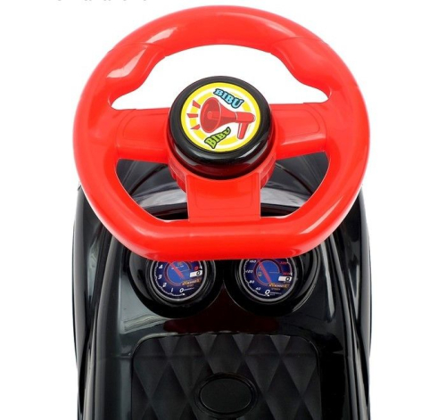 Толокар «Ночной гонщик», звуковые эффекты, цвет черный