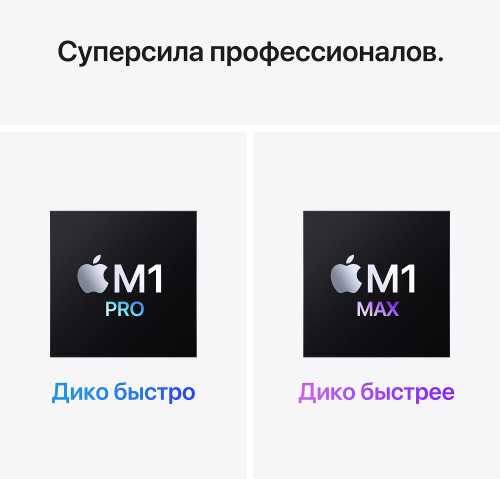 Ноутбук Apple MacBook Pro M1 Pro 10 core 16Gb SSD1Tb/16 core GPU 14.2" Retina XDR (3024x1964) Mac OS silver WiFi BT Cam MKGT3RU/A