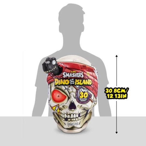 Игрушка сюрприз ZURU SMASHERS Остров динозавров, гигантский череп, 7488