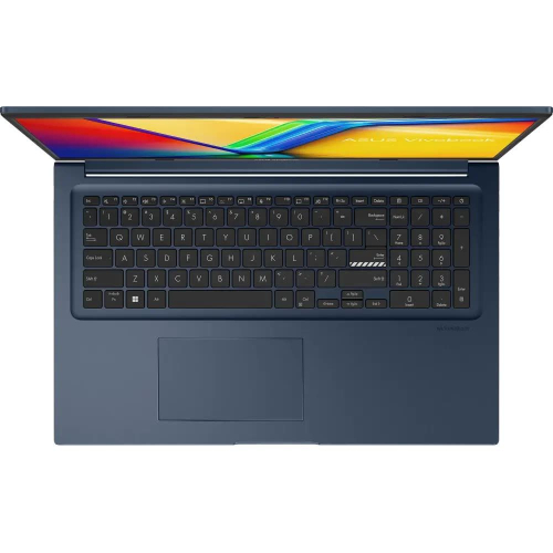 Ноутбук ASUS Vivobook 17 X1704VA-AU661, 17.3" (1920x1080) IPS/Intel U300 1.2 ГГц/8 ГБ DDR4/512 ГБ SSD/Intel UHD Graphics/Без системы, Синий (90NB10V2-M00SJ0)
