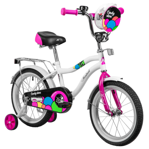 Велосипед 16" Novatrack CANDY, белый