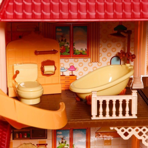 Дом для кукол «Мой милый дом» с куклой 2шт, 388 деталей, с аксессуарами