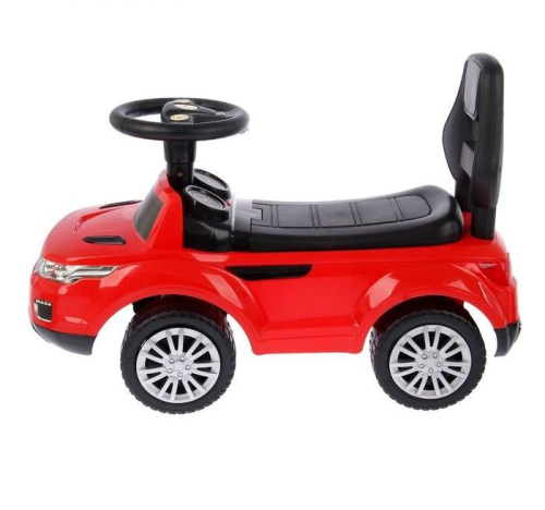 Толокар «Ровер», световые и звуковые эффекты, цвет красный