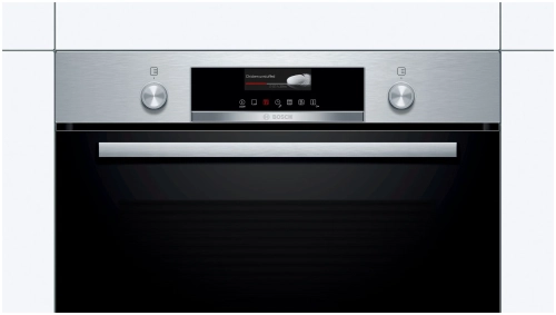 Электрический духовой шкаф Bosch HBG579BS0, черно-серебристый