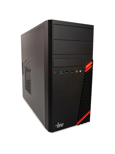 Системный блок iRU Planio 310H6SM MT, Intel Core i3-12100F / 8 ГБ DDR4 / 256 ГБ SSD / NVIDIA GeForce GT 610 (2 Гб) / Без ОС, черный (2162845)