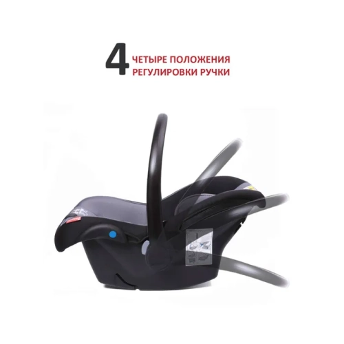 Автокресло BabyCare Lora серый+черный