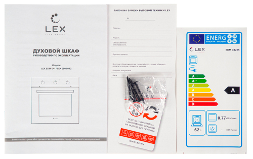 Духовой шкаф электрический LEX EDM 042 BL  