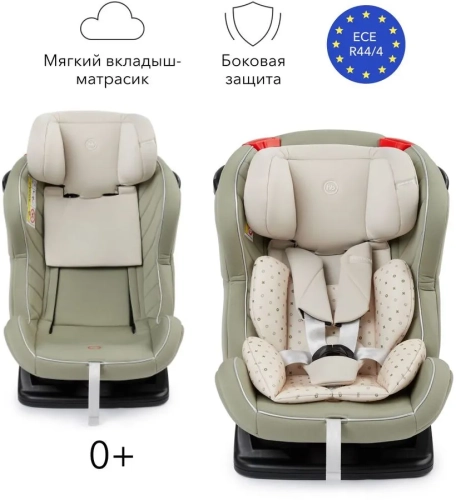 Автокресло детское Happy Baby Passenger V2, green, зеленый, 0/1/2