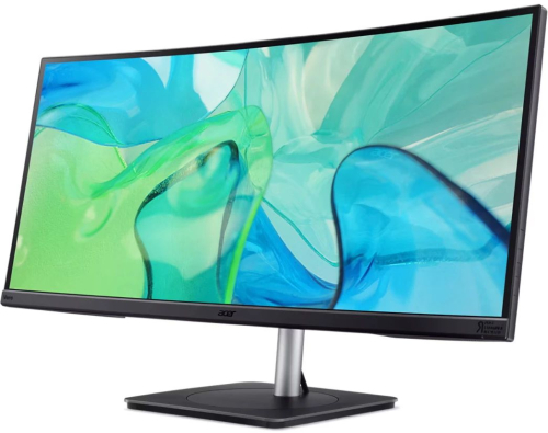 Монитор Acer CB343CURbemiiphuzx 34'' 3800R, 21:9, IPS, UWQHD, 4ms, 300cd, 60Hz, HDMI, DP, USB, USB-C, LAN, SPK, HAS