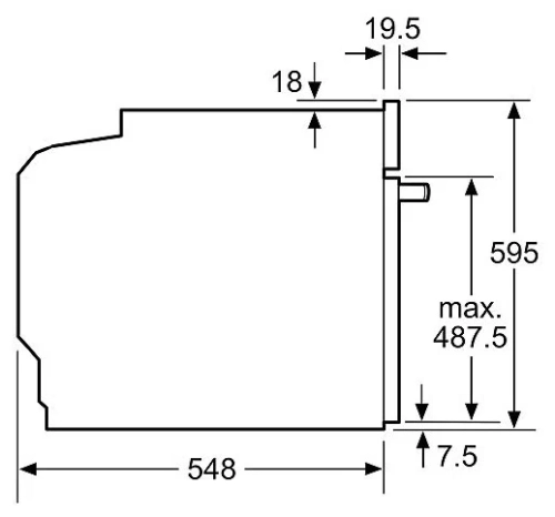 Электрический духовой шкаф Siemens HB632GBS1, черный/серебристый