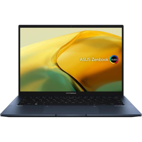 Ноутбук ASUS Zenbook 14 UX3402VA-KP696, 14" (2560x1600) IPS/Intel Core i5-13500H/16 ГБ LPDDR5/512 ГБ SSD/Intel Iris Xe Graphics/Без системы, Синий (90NB10G1-M014W0)