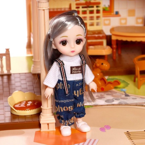 Дом для кукол «Мой милый дом» с куклой 2шт, 388 деталей, с аксессуарами