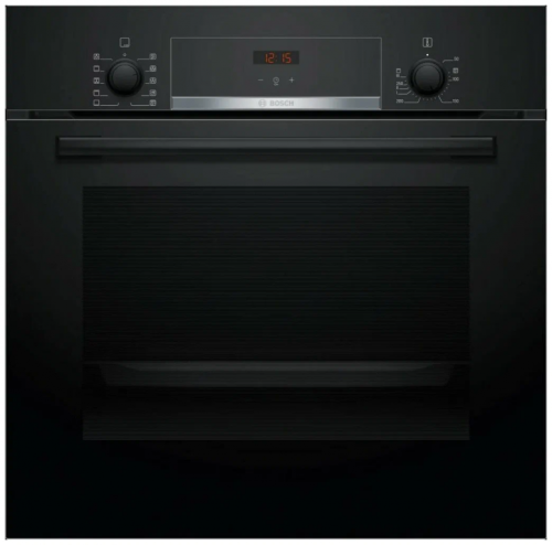 Электрический духовой шкаф Bosch HBA534EB0, черный