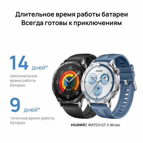 Умные часы Huawei Watch GT5 41мм черный, 55020DHC