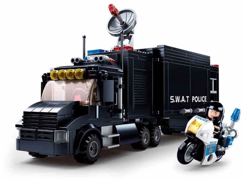 Конструктор Полиция «Мобильный штаб», 540 деталей