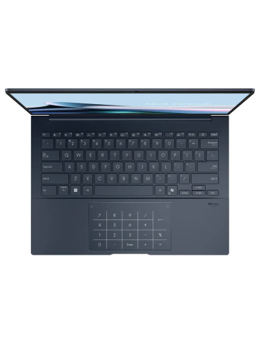 Ноутбук ASUS Zenbook 14 OLED UX3405CA-PP188, 14" (2880x1800) OLED 120 Гц/Intel Core Ultra 9 285H/16 ГБ DDR5/1024 ГБ SSD/Intel Arc Graphics/Windows 11 Pro, Синий (90NB14W1-M009N0_Win11P)