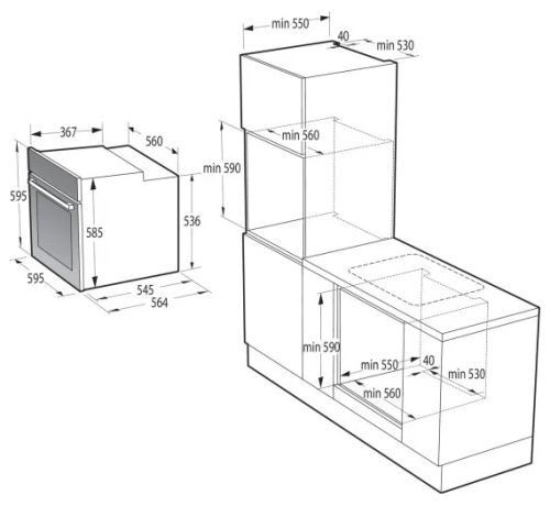 Духовой шкаф GORENJE BOS67371CLI