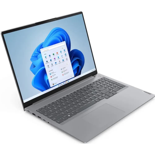 Ноутбук Lenovo Thinkbook 16 G6 IRL, 16" (1920x1200) IPS/Intel Core i5-13420H/16 ГБ DDR5/512 ГБ SSD/Intel UHD Graphics/Без системы, Серый (21KH00SMEV)