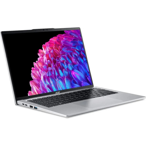Ноутбук Acer Swift Go 14 SFG14-73-70EH, 14" (2880x1800) OLED 90 Гц/Intel Core Ultra 7 155H/16 ГБ LPDDR5X/1024 ГБ SSD/Intel Arc Graphics/Windows 11 Home, Серебристый (NX.KSGCD.002)