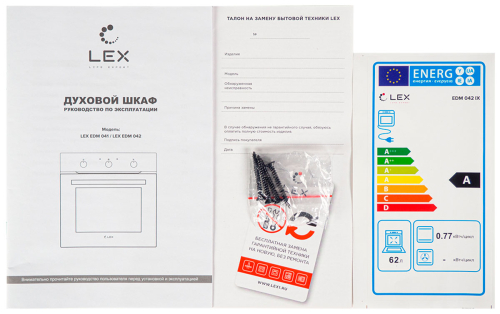 Духовой шкаф электрический Lex EDM 042 BBL