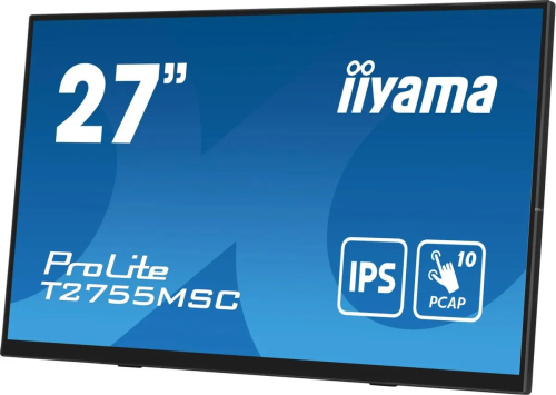 Монитор Iiyama 27" ProLite T2755MSC-B1 FHD IPS LED Touch черный