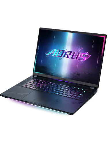Ноутбук Gigabyte AORUS MASTER 16 AM6H, 16" (2560x1600) OLED 240 Гц/Intel Core Ultra 9 275HX/32 ГБ DDR5/1024 ГБ SSD/NVIDIA GeForce RTX 5080 для ноутбуков (16 Гб)/Windows 11 Pro, Черный (BYHC5KZE64SP)