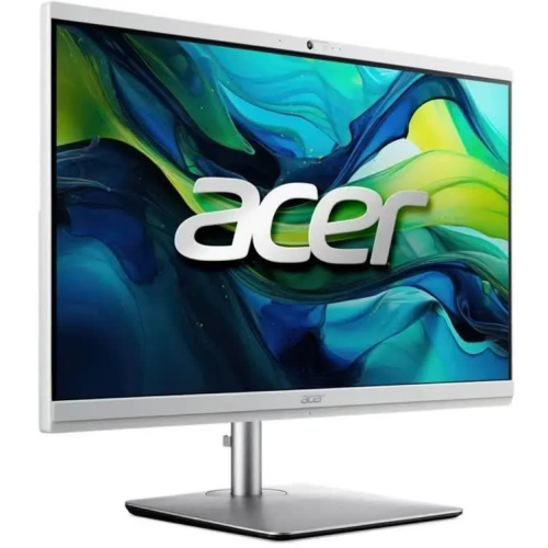 Моноблок Acer Aspire C24-195ES, 23.8" (1920x1080) IPS / Intel Core Ultra 5 125U / 8 DDR5 / 512 ГБ SSD / Intel Graphics / Без ОС / Клавиатура, мышь, Серебристый (DQ.BM4CD.001)