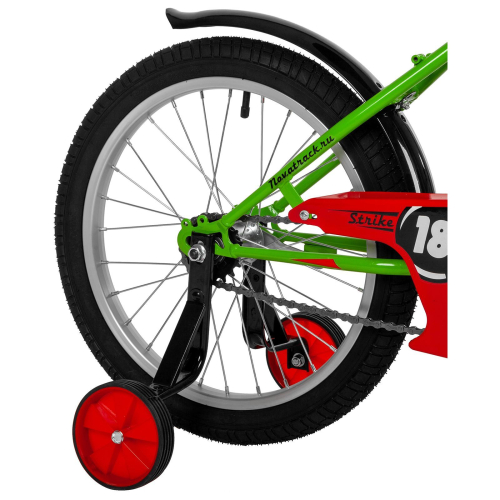 Велосипед 18" Novatrack STRIKE, зелёный