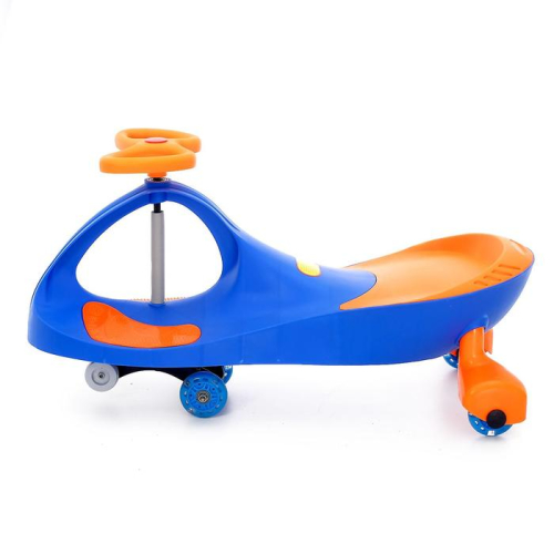 Бибикар-толокар «Плазмакар», с полиуретановыми колёсами, цвет синий