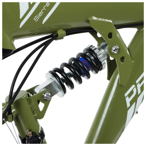 Велосипед 24" PROGRESS Sierra FS RUS, хаки, р. 15"