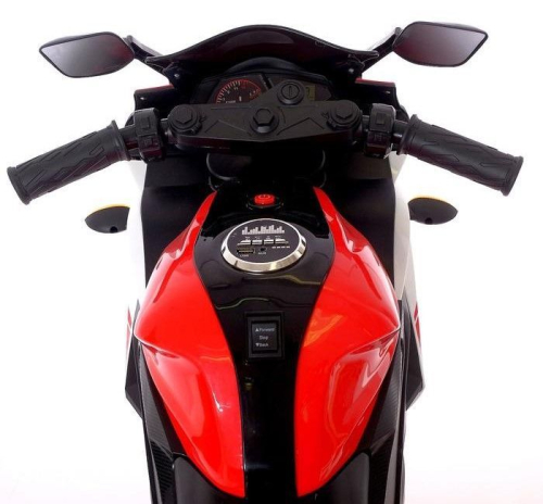 Электромобиль «Супербайк», цвет красный