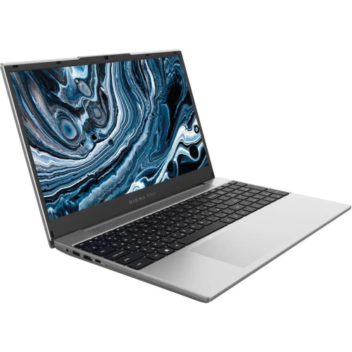 Ноутбук Digma Pro Breve, 15.6" (1920x1080) IPS/AMD Ryzen 7 5700U/16 ГБ DDR4/512 ГБ SSD/AMD Radeon Graphics/Windows 11 Pro, Серебристый (DN15R7-ADXW01)