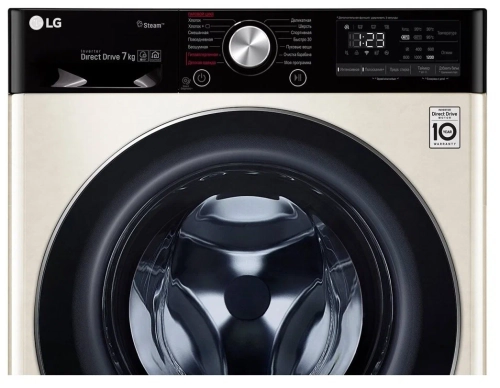 Стиральная машина LG F2V5HS9B, бежевый