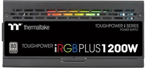 Блок питания Thermaltake Toughpower iRGB Plus, 1200Вт, 140мм, черный