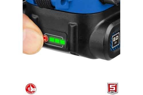 Дрель-шуруповерт ЗУБР Профессионал 20В, 2 АКБ 2Ач, в кейсе DL-201-22