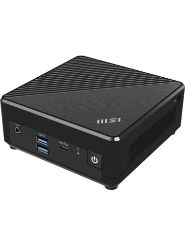 Мини-ПК MSI Cubi N ADL S-280XRU, Intel N200 / 8 ГБ DDR4 / 256 ГБ SSD / Intel UHD Graphics / Без ОС, черный (9S6-B0A921-280)