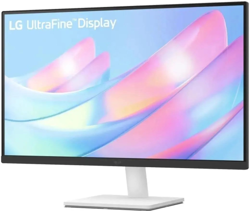 Монитор 27" LG UltraFine 27US500-W, 3840x2160, IPS, 2хHDMI, 1хDP, серебристый и белый 27US500-W